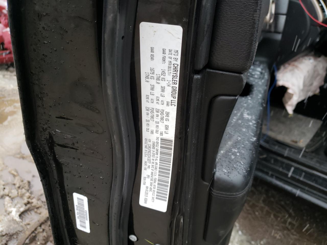 Photo 10 from auction – 2014 JEEP GRAND CHER with VIN 1C4RJFAG1EC413277