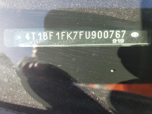 Photo 10 from auction – 2015 TOYOTA CAMRY LE with VIN 4T1BF1FK7FU900767