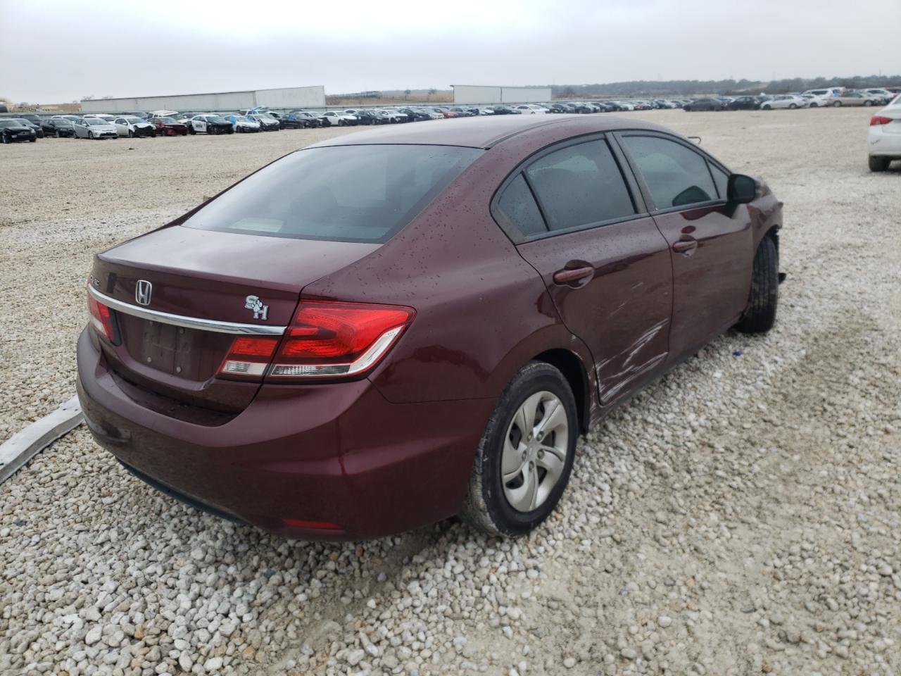 Photo 4 from auction – 2013 HONDA CIVIC LX with VIN 2HGFB2F56DH594311