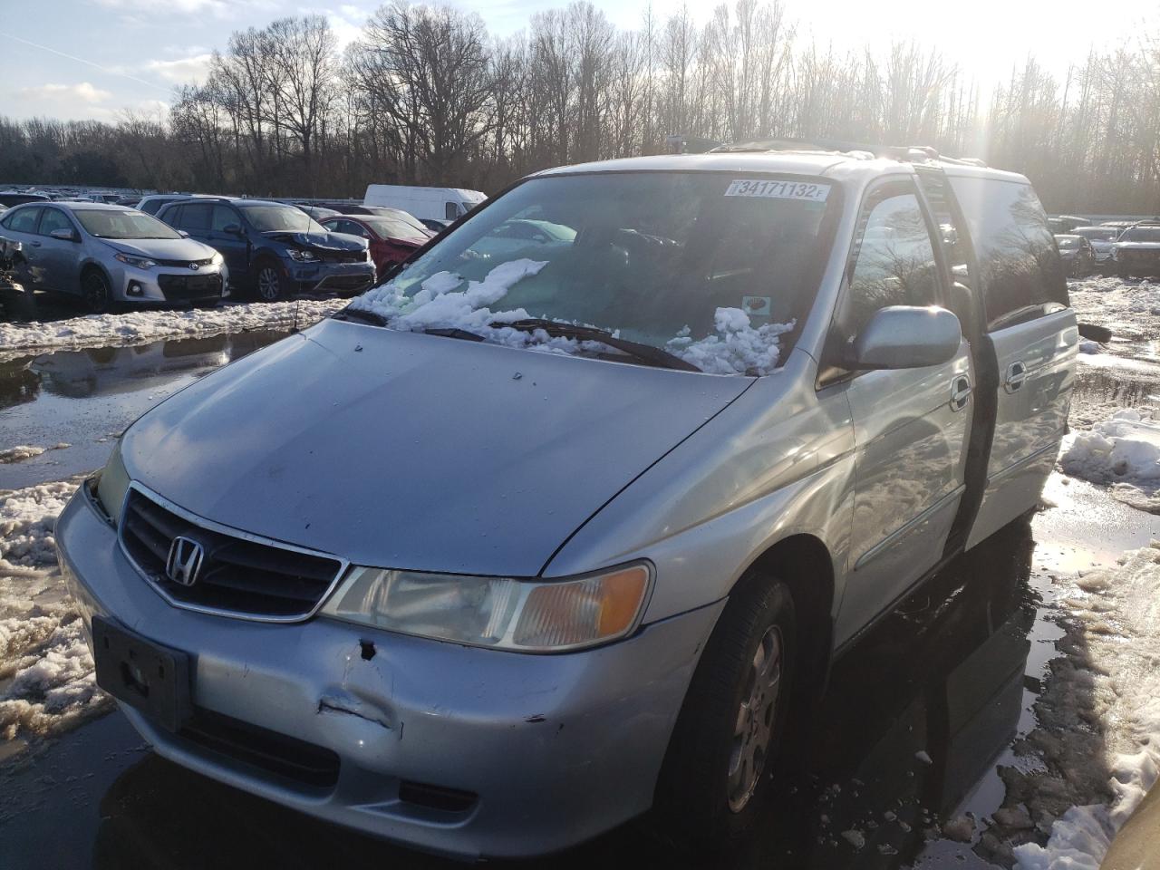 Photo 2 from auction – 2002 HONDA ODYSSEY EX with VIN 2HKRL18952H585493