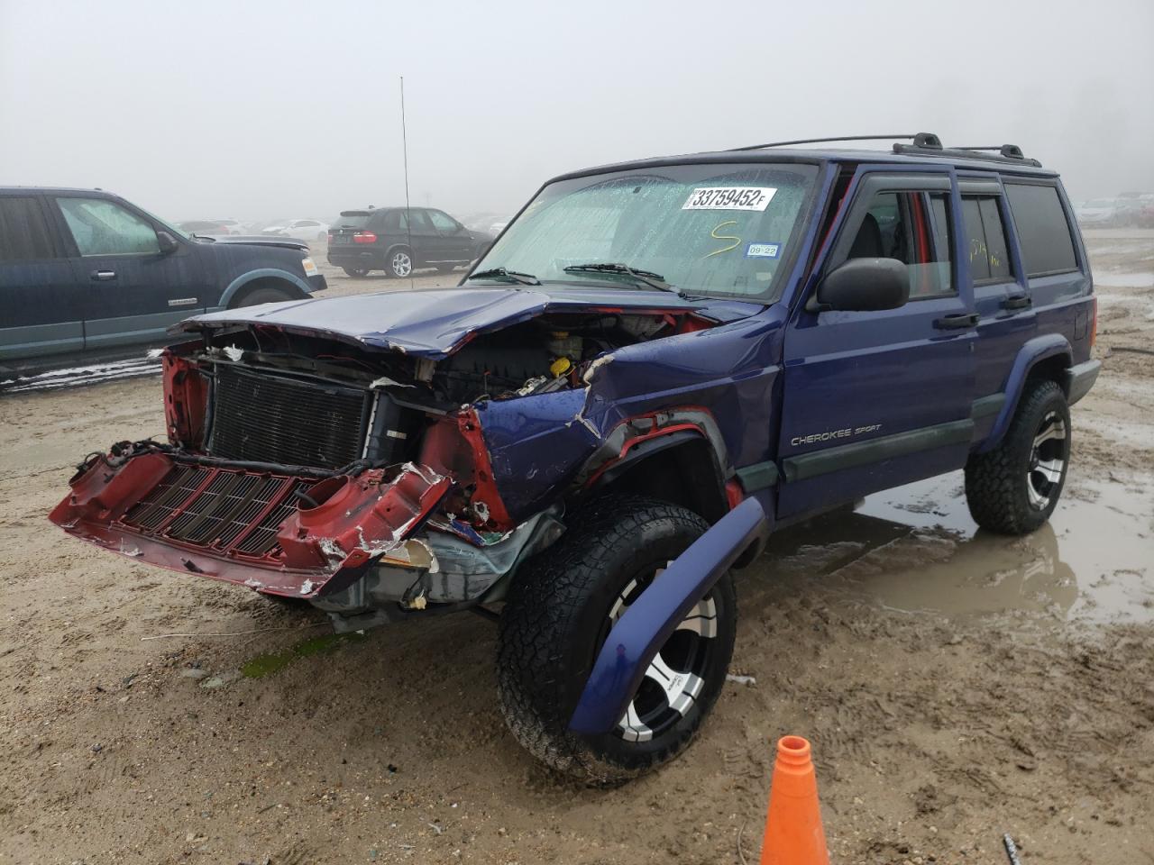 Photo 2 from auction – 2000 JEEP CHEROKEE S with VIN 1J4FT48S3YL143513