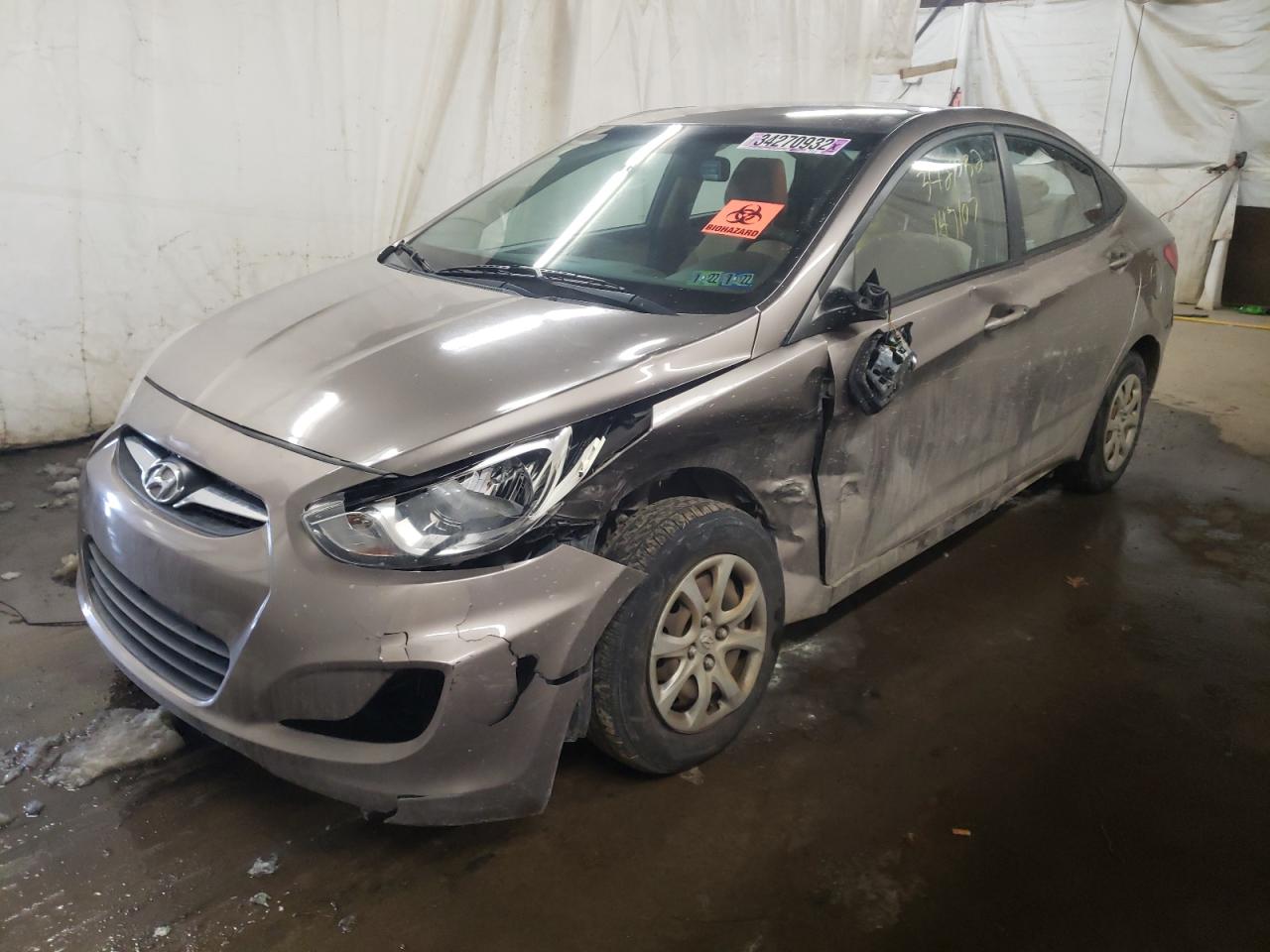 Photo 2 from auction – 2013 HYUNDAI ACCENT GLS with VIN KMHCT4AE4DU489678