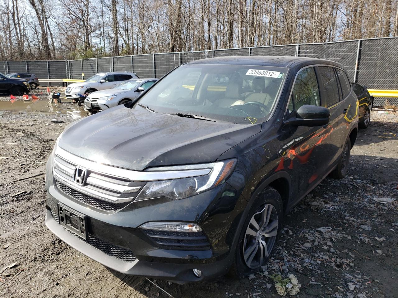 Photo 2 from auction – 2018 HONDA PILOT EXL with VIN 5FNYF6H5XJB012650