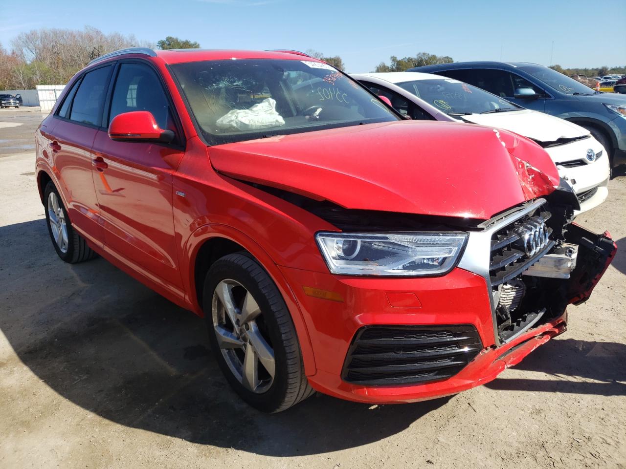 AUDI Q3 PREMIUM 2018 with VIN WA1BCCFS0JR028494 - Photo from auction