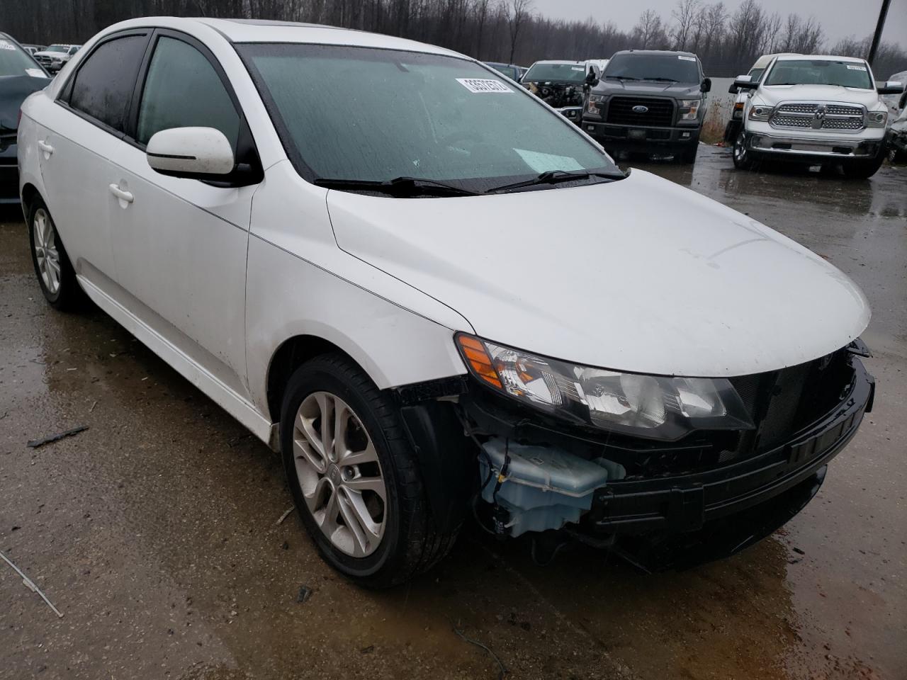 KIA FORTE EX 2012 with VIN KNAFU4A27C5620287 - Photo from auction