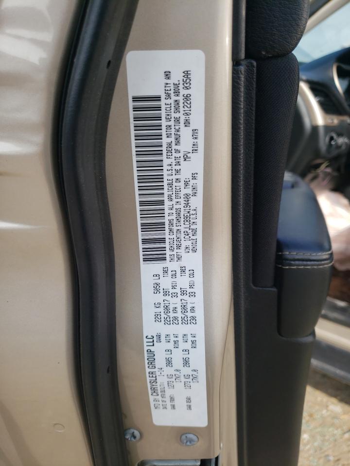 Photo 10 from auction – 2014 JEEP CHEROKEE L with VIN 1C4PJLCB9EW194400
