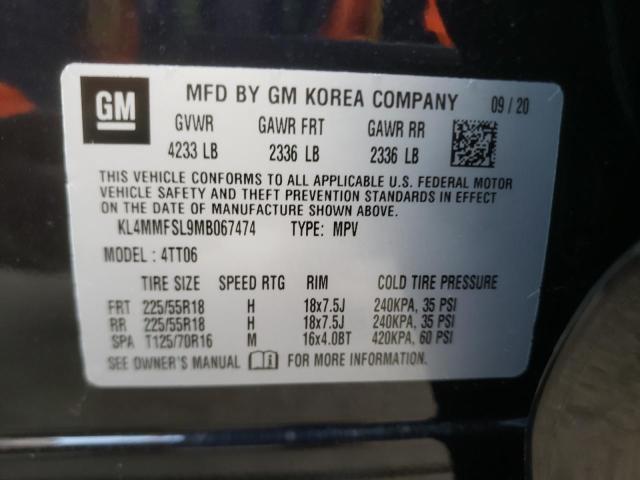 Photo 10 from auction – 2021 BUICK ENCORE GX with VIN KL4MMFSL9MB067474