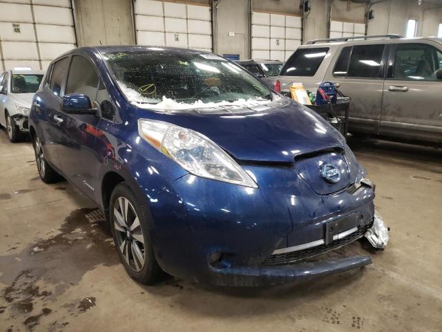 NISSAN LEAF SV 2016 with VIN 1N4BZ0CP5GC310764 - Photo from auction