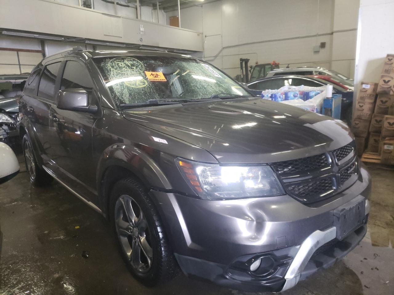 DODGE JOURNEY CR 2015 with VIN 3C4PDDGG2FT748760 - Photo from auction