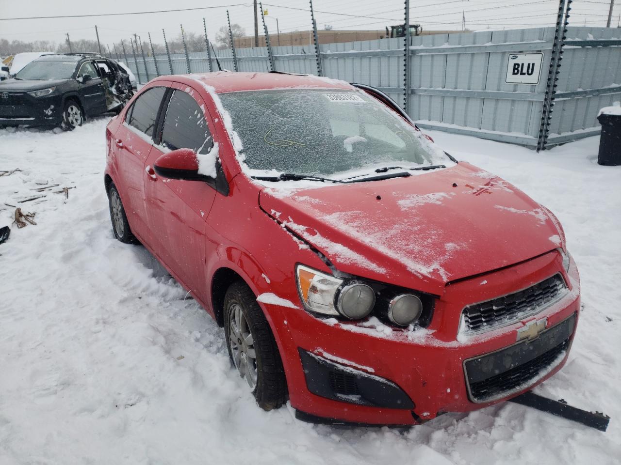 CHEVROLET SONIC LT 2014 with VIN 1G1JC5SH8E4160132 - Photo from auction