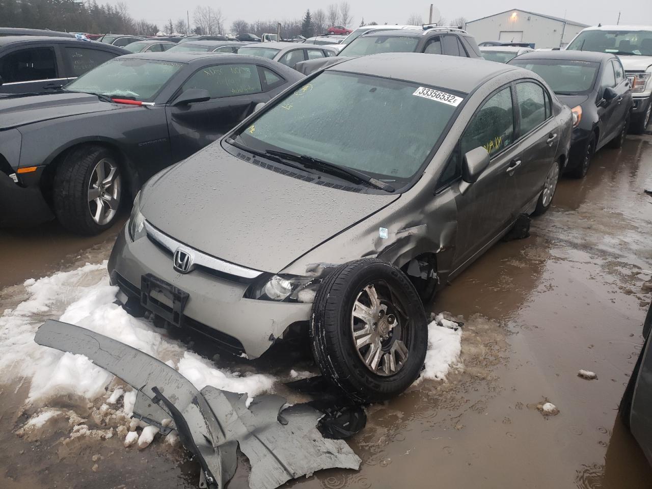 Photo 2 from auction – 2007 HONDA CIVIC DX with VIN 2HGFA16327H040473