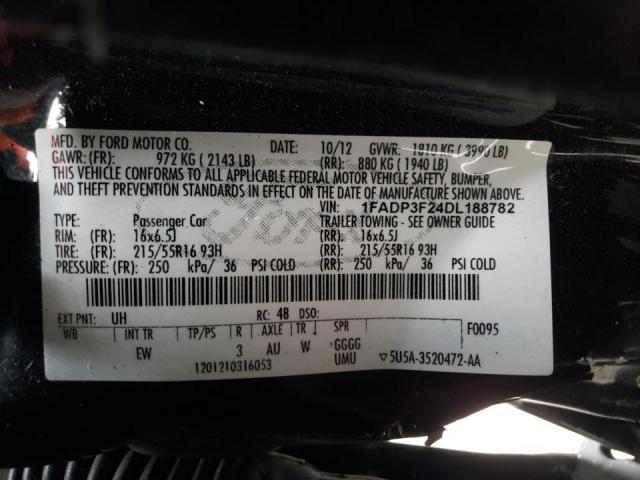 Photo 10 from auction – 2013 FORD FOCUS SE with VIN 1FADP3F24DL188782