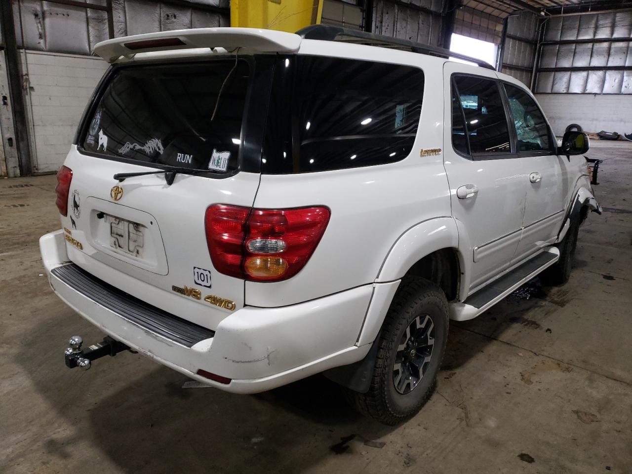 Photo 4 from auction – 2001 TOYOTA SEQUOIA LI with VIN 5TDBT48A41S032727