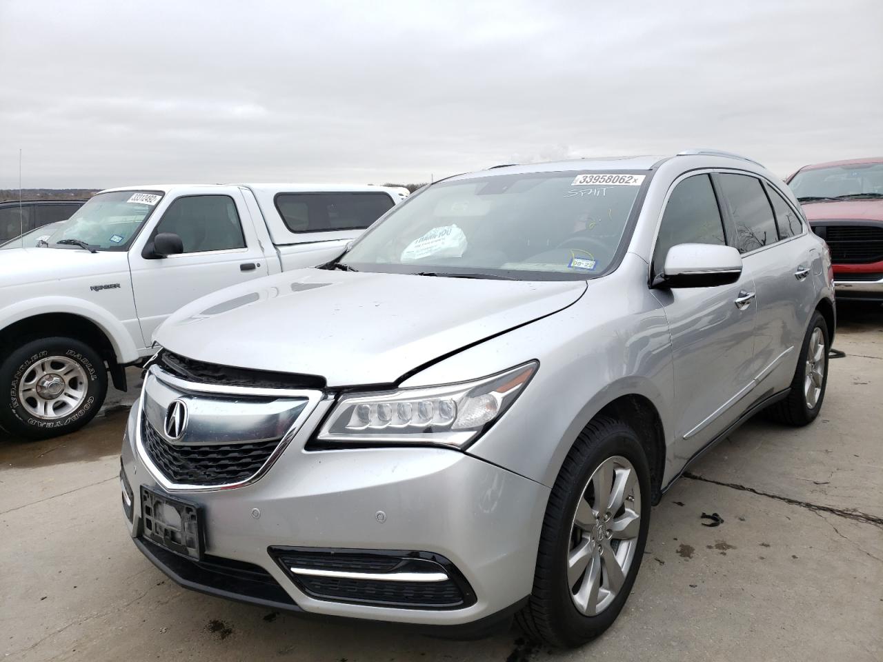 Photo 2 from auction – 2015 ACURA MDX ADVANC with VIN 5FRYD3H81FB010208