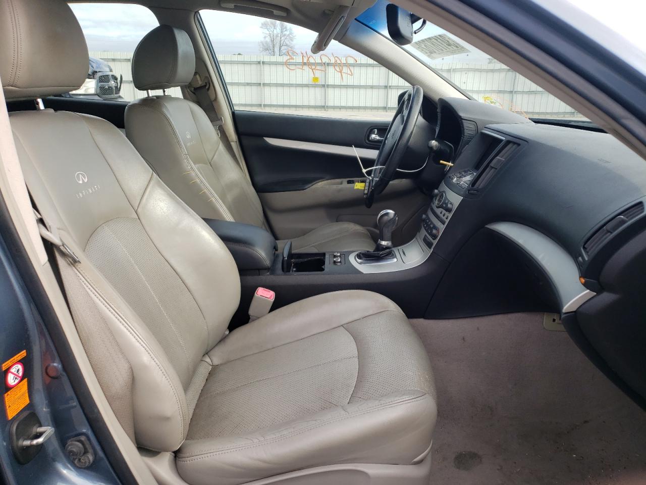 Photo 5 from auction – 2009 INFINITI G37 BASE with VIN JNKCV61E09M011290
