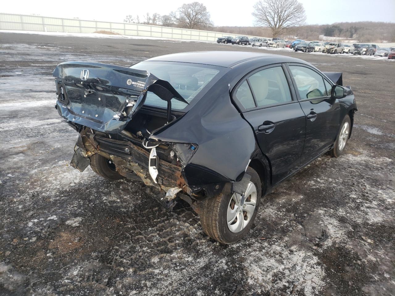 Photo 4 from auction – 2013 HONDA CIVIC LX with VIN 2HGFB2F53DH300055