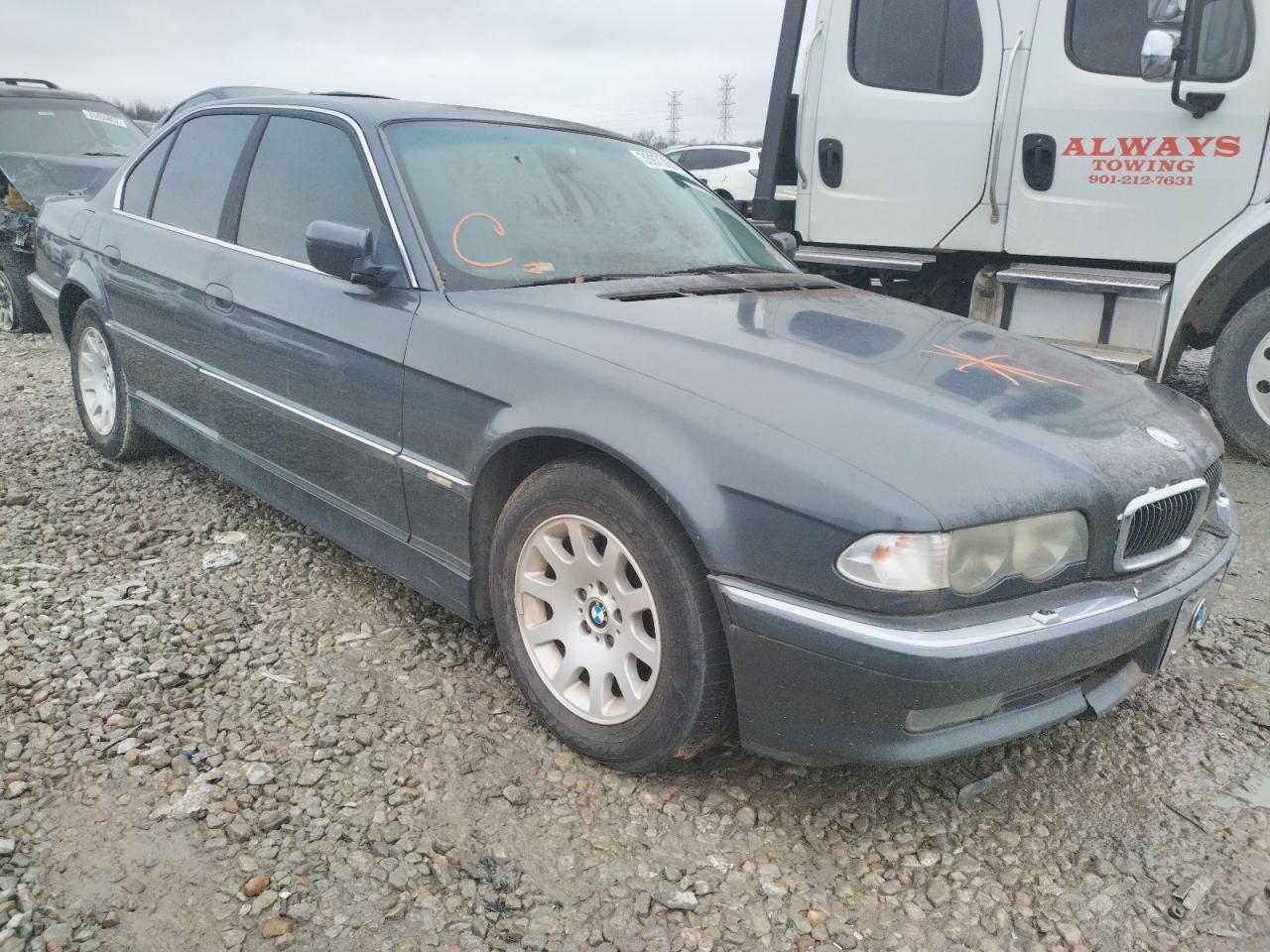 BMW 740 I AUTO 2001 with VIN WBAGG83411DN87193 - Photo from auction