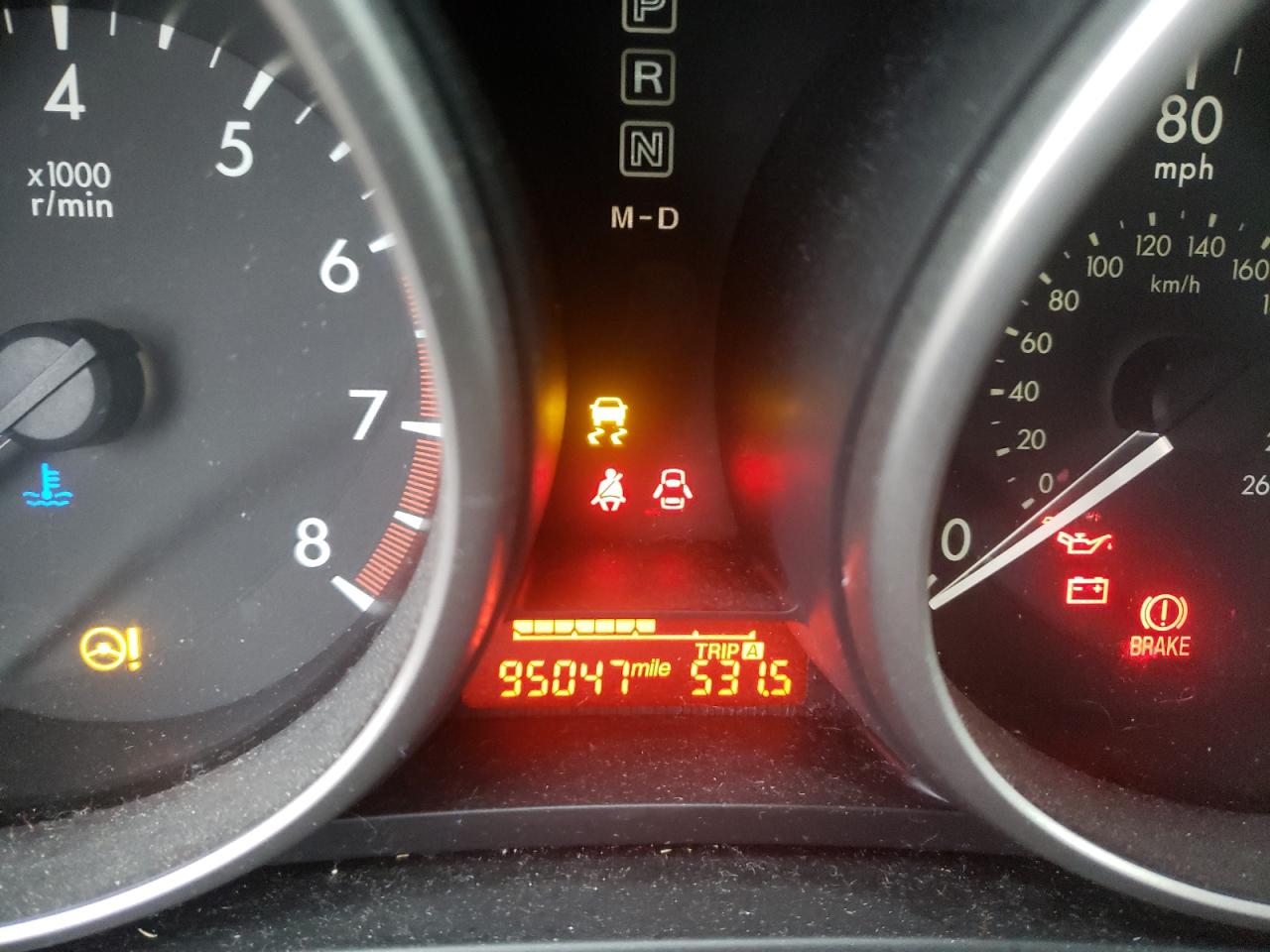 Photo 8 from auction – 2012 MAZDA 5 with VIN JM1CW2DL9C0130052