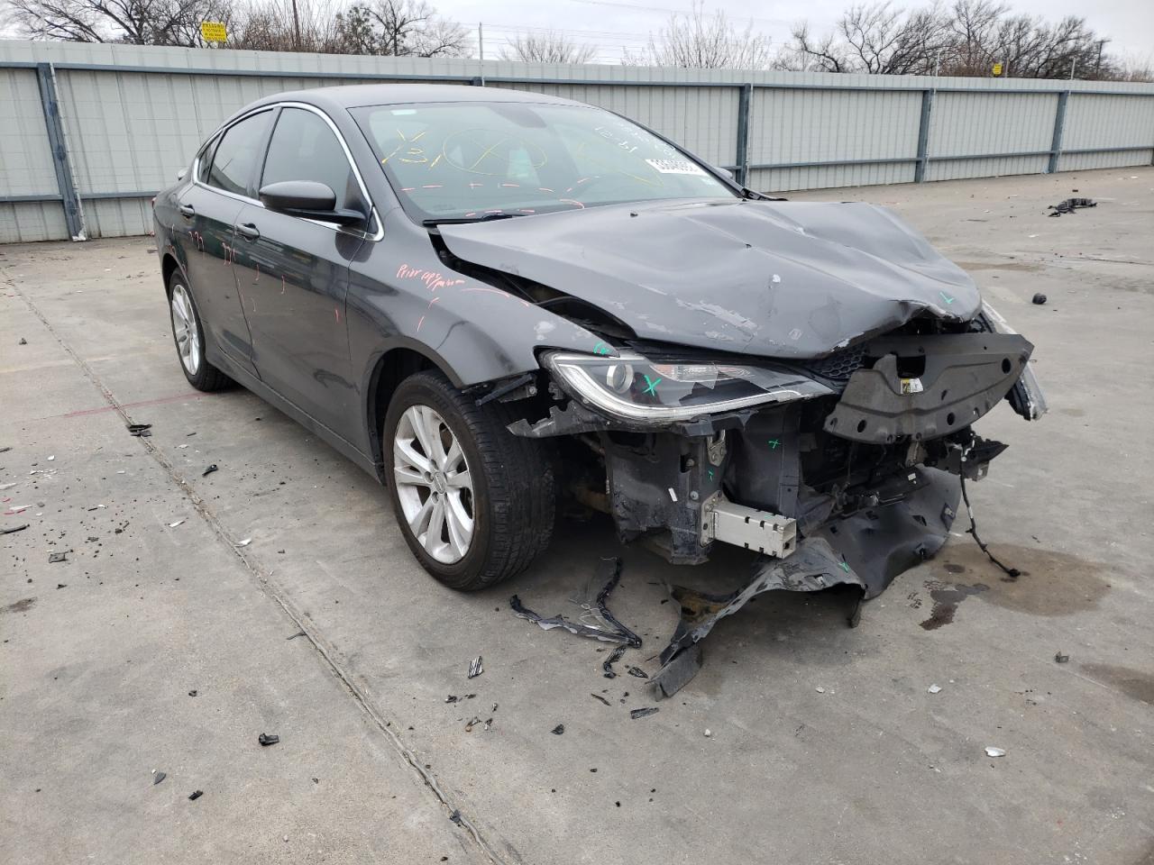 CHRYSLER 200 LIMITE 2015 with VIN 1C3CCCABXFN676588 - Photo from auction