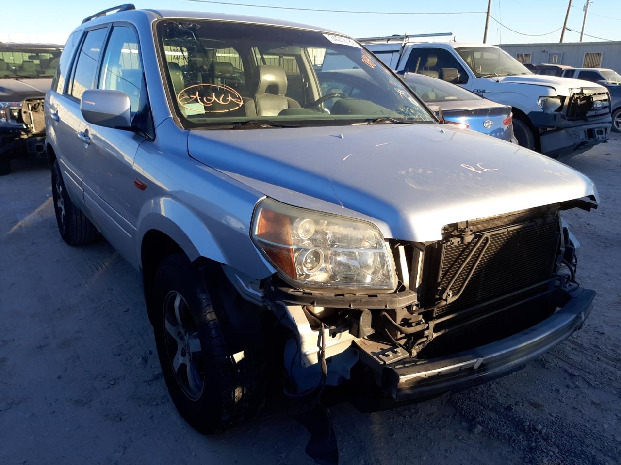 HONDA PILOT EX 2006 مع رقم تعريف المركبة 5FNYF28726B018430 - صورة من المزاد