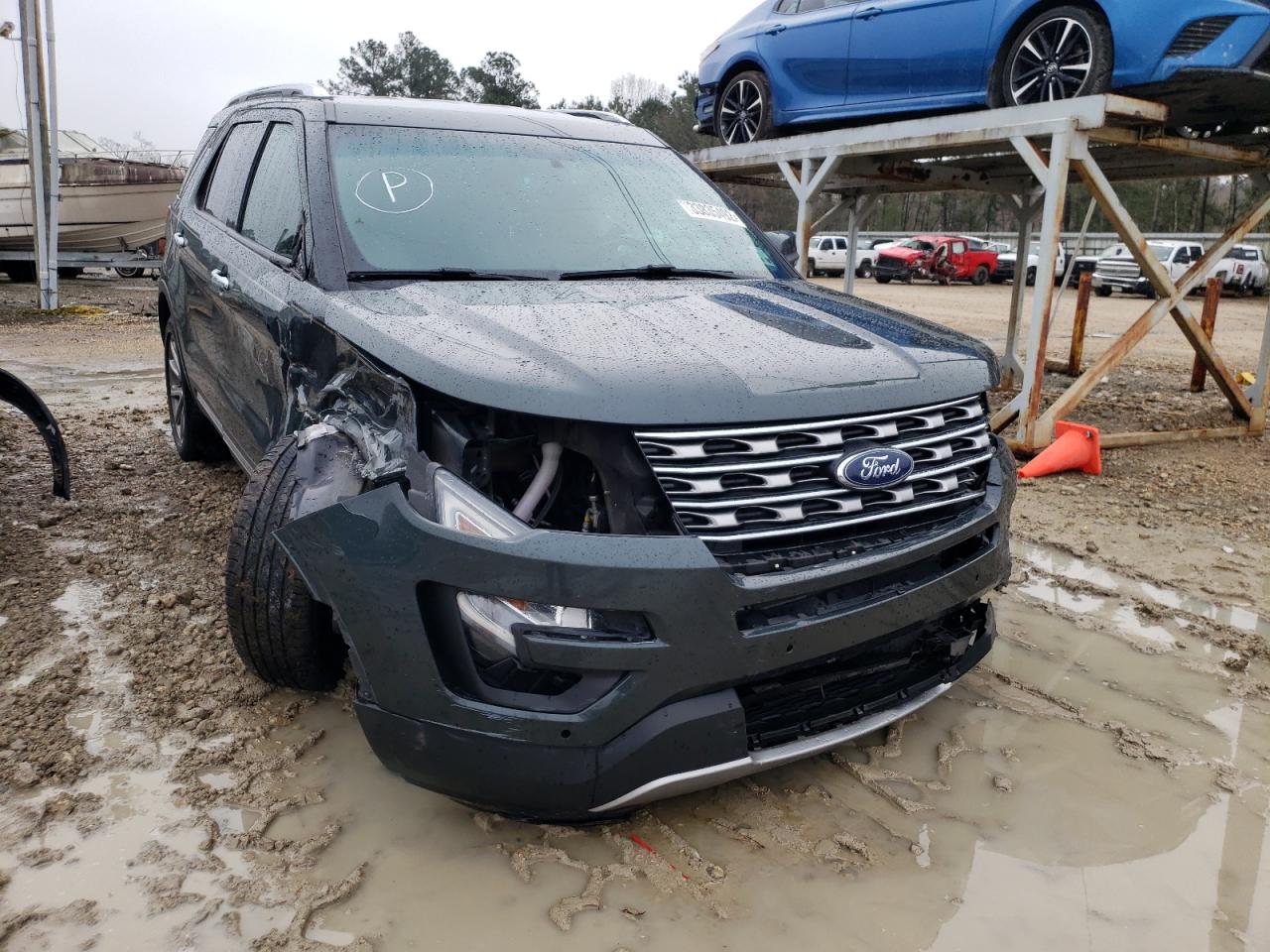 FORD EXPLORER L 2016 with VIN 1FM5K7F80GGB88313 - Photo from auction