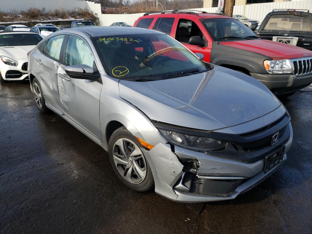 Photo 1 from auction – 2019 HONDA CIVIC LX with VIN 2HGFC2F66KH601860