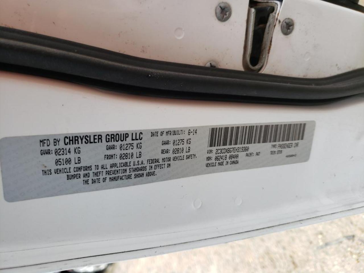 Photo 10 from auction – 2014 DODGE CHARGER SE with VIN 2C3CDXBG7EH319360