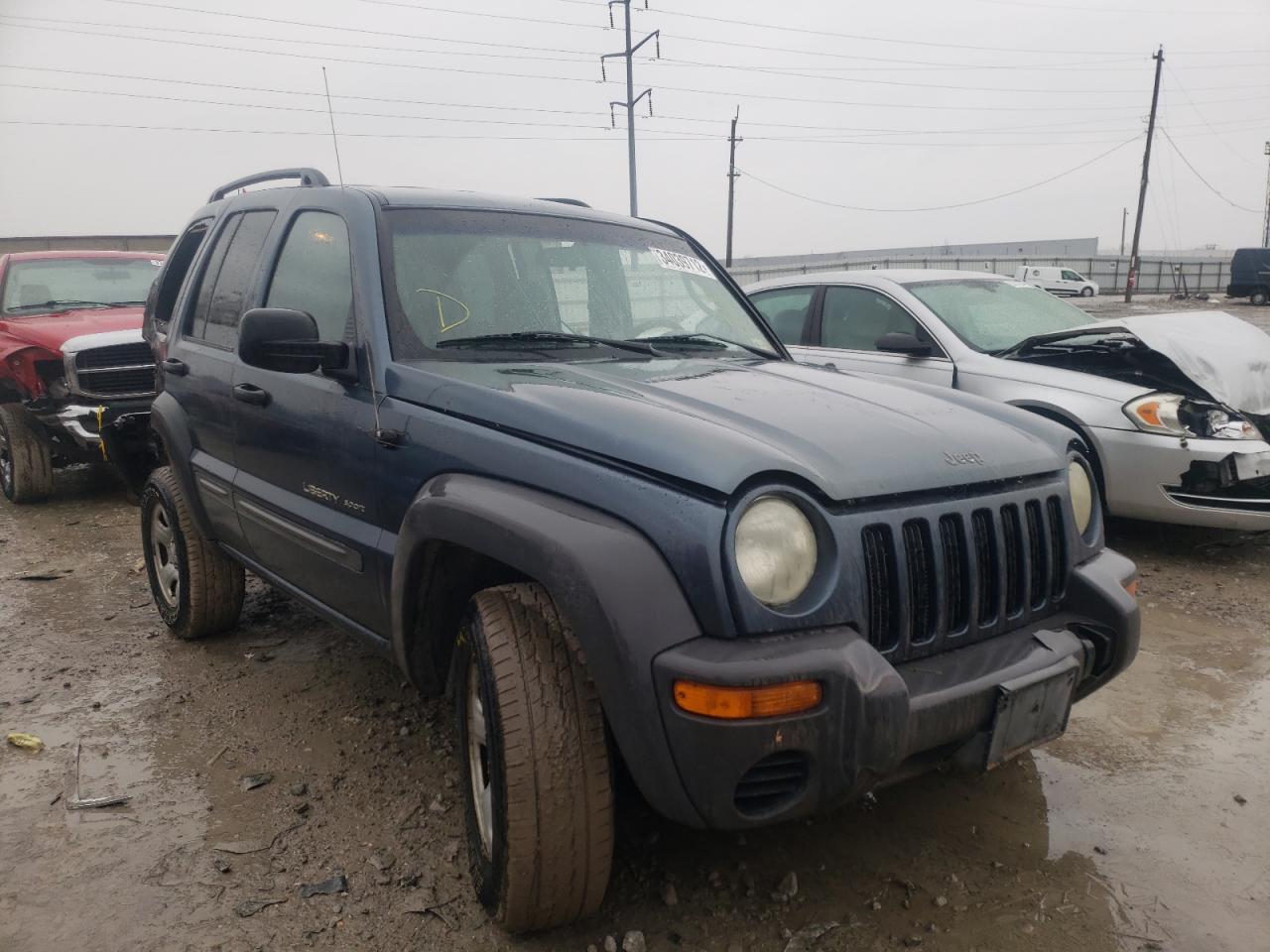 Photo 1 from auction – 2002 JEEP LIBERTY SP with VIN 1J4GL48K22W166078