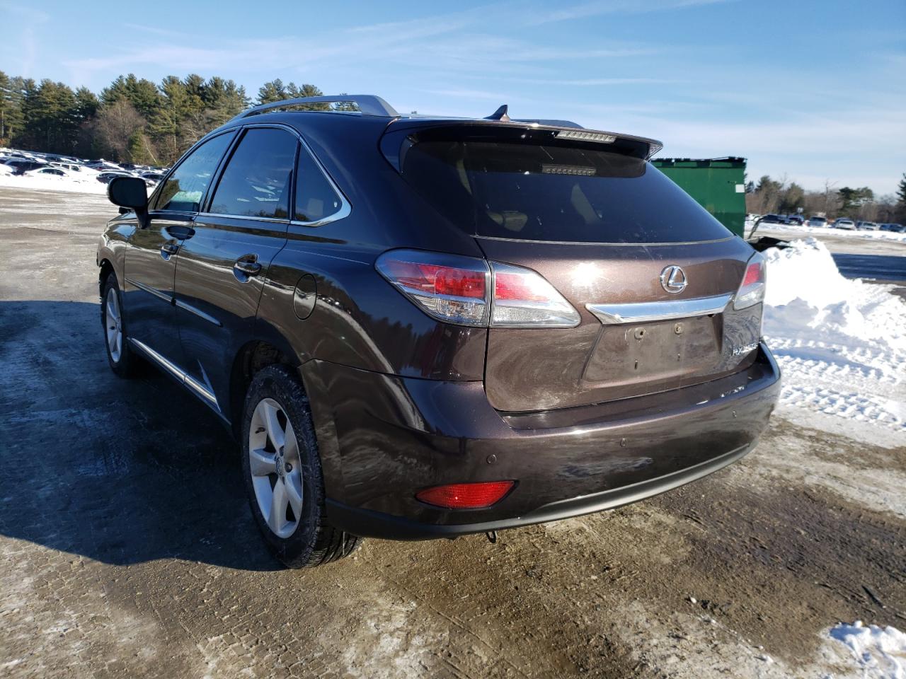 Photo 3 from auction – 2013 LEXUS RX 350 BAS with VIN 2T2BK1BA0DC179601