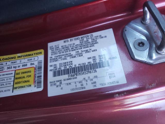 Photo 10 from auction – 2017 FORD MUSTANG with VIN 1FA6P8TH5H5296126