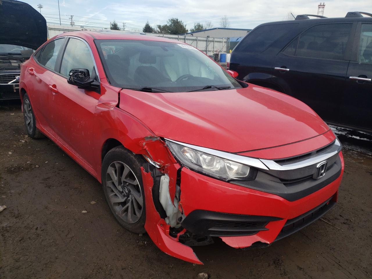HONDA CIVIC EX 2018 with VIN 2HGFC2F78JH600734 - Photo from auction