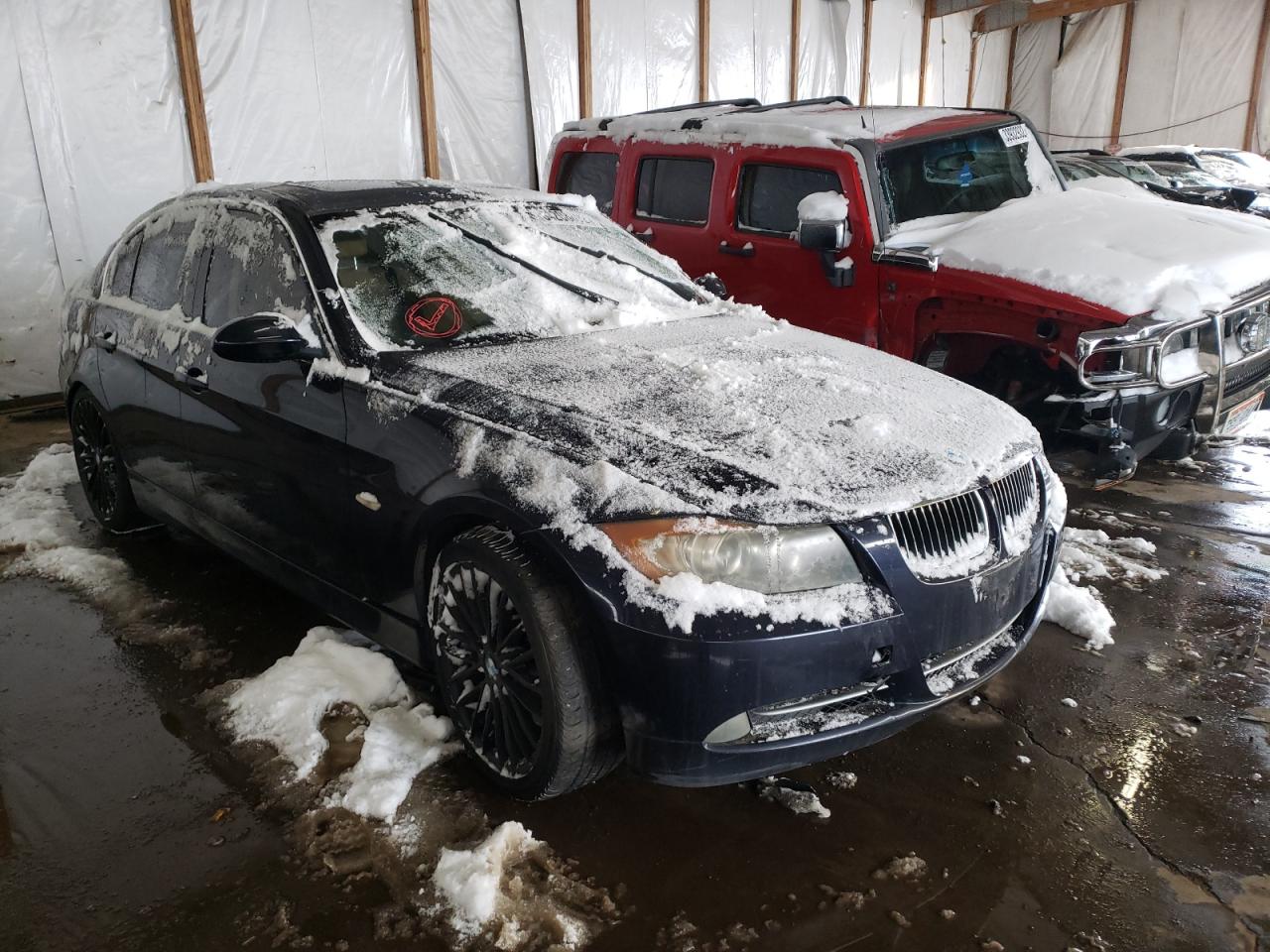 BMW 335 I 2007 with VIN WBAVB73507PA85620 - Photo from auction