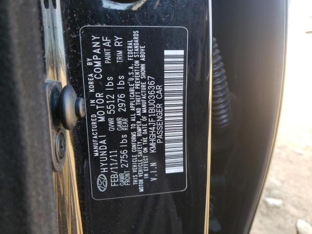 Photo 10 from auction – 2011 HYUNDAI EQUUS SIGN with VIN KMHGH4JF1BU036367