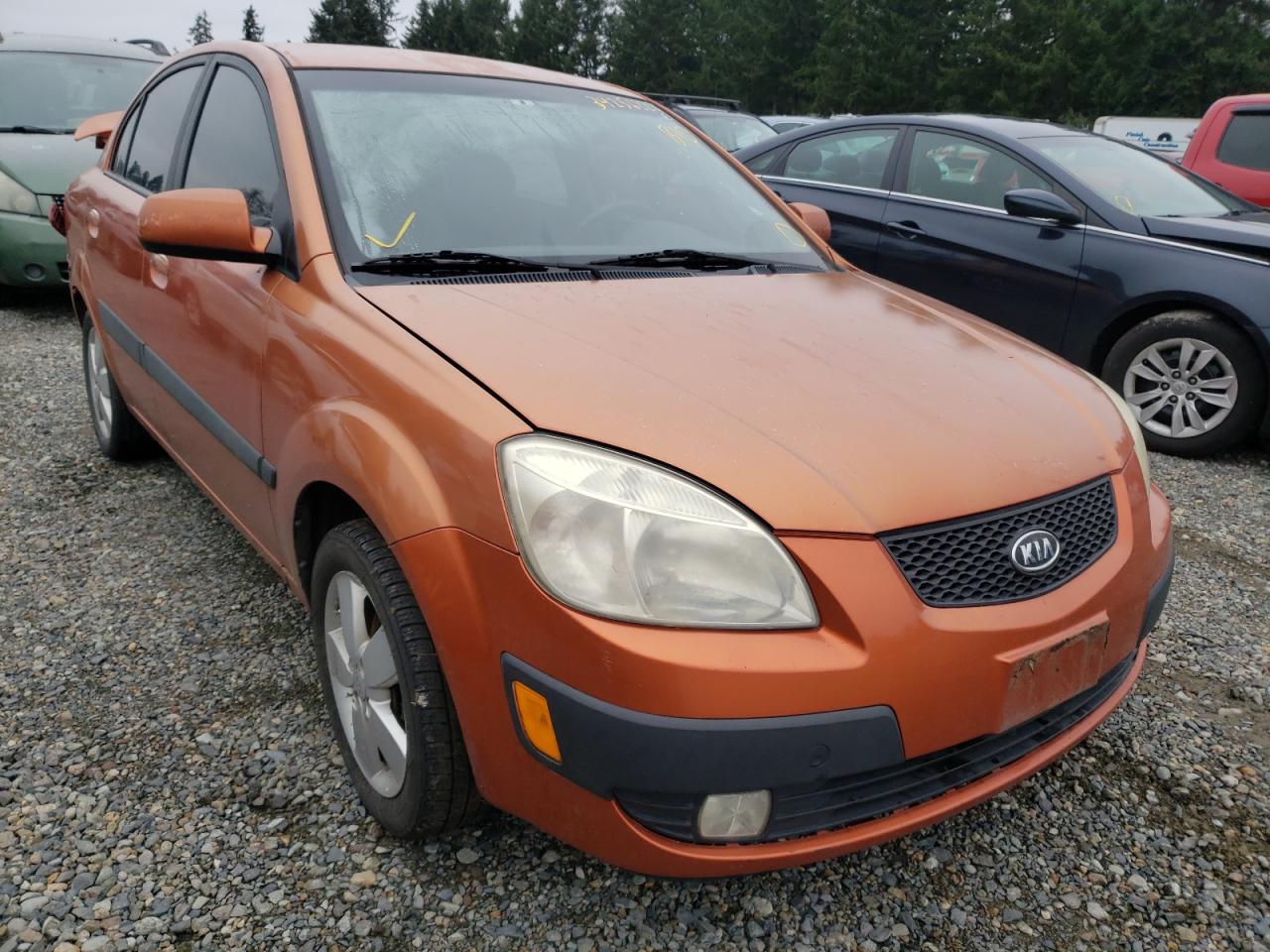 KIA RIO BASE 2008 with VIN KNADE123086304628 - Photo from auction