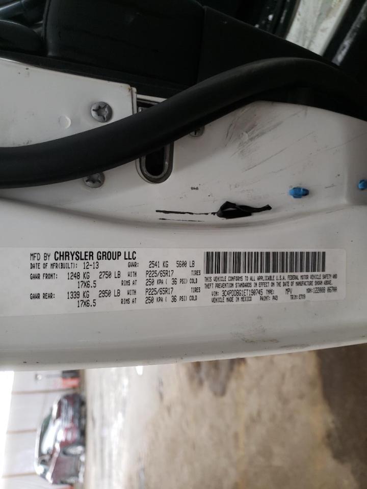 Photo 10 from auction – 2014 DODGE JOURNEY SX with VIN 3C4PDDBG1ET190745