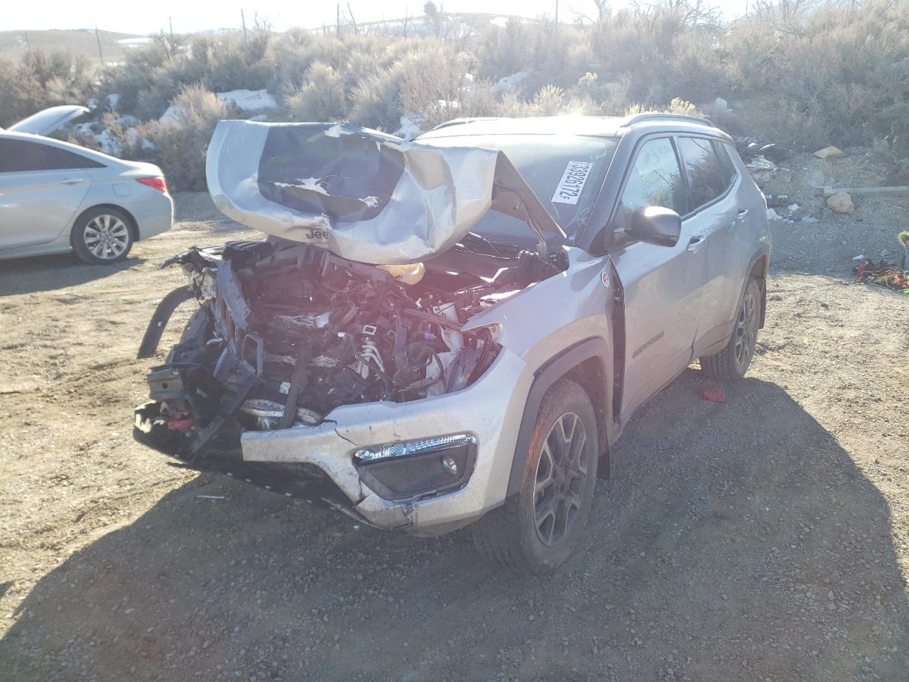 Photo 2 from auction – 2019 JEEP COMPASS TR with VIN 3C4NJDDB3KT770236