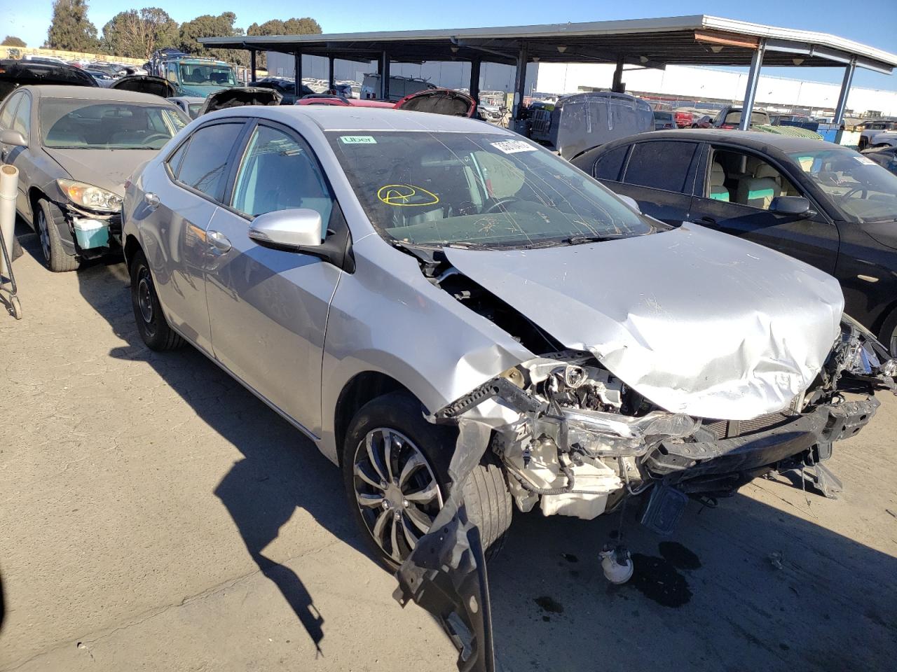 TOYOTA COROLLA L 2014 with VIN 5YFBURHE2EP141912 - Photo from auction