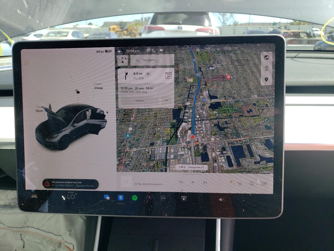 Photo 9 from auction – 2020 TESLA MODEL Y with VIN 5YJYGDEF9LF011555