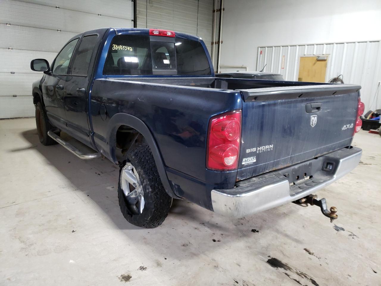 Photo 3 from auction – 2007 DODGE RAM 1500 S with VIN 1D7HU18257J523463