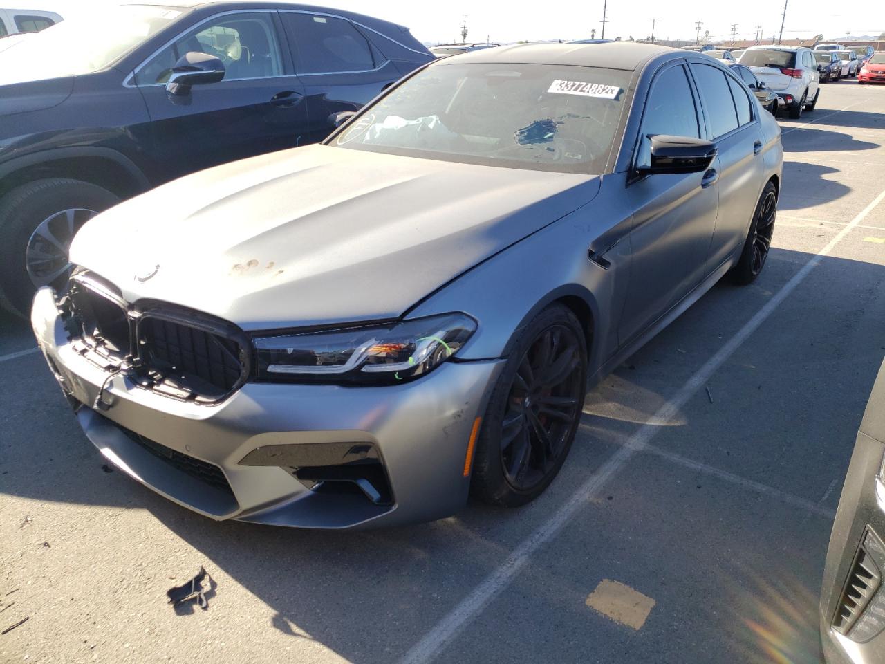 Photo 2 from auction – 2021 BMW M5 with VIN WBS83CH06MCH02520