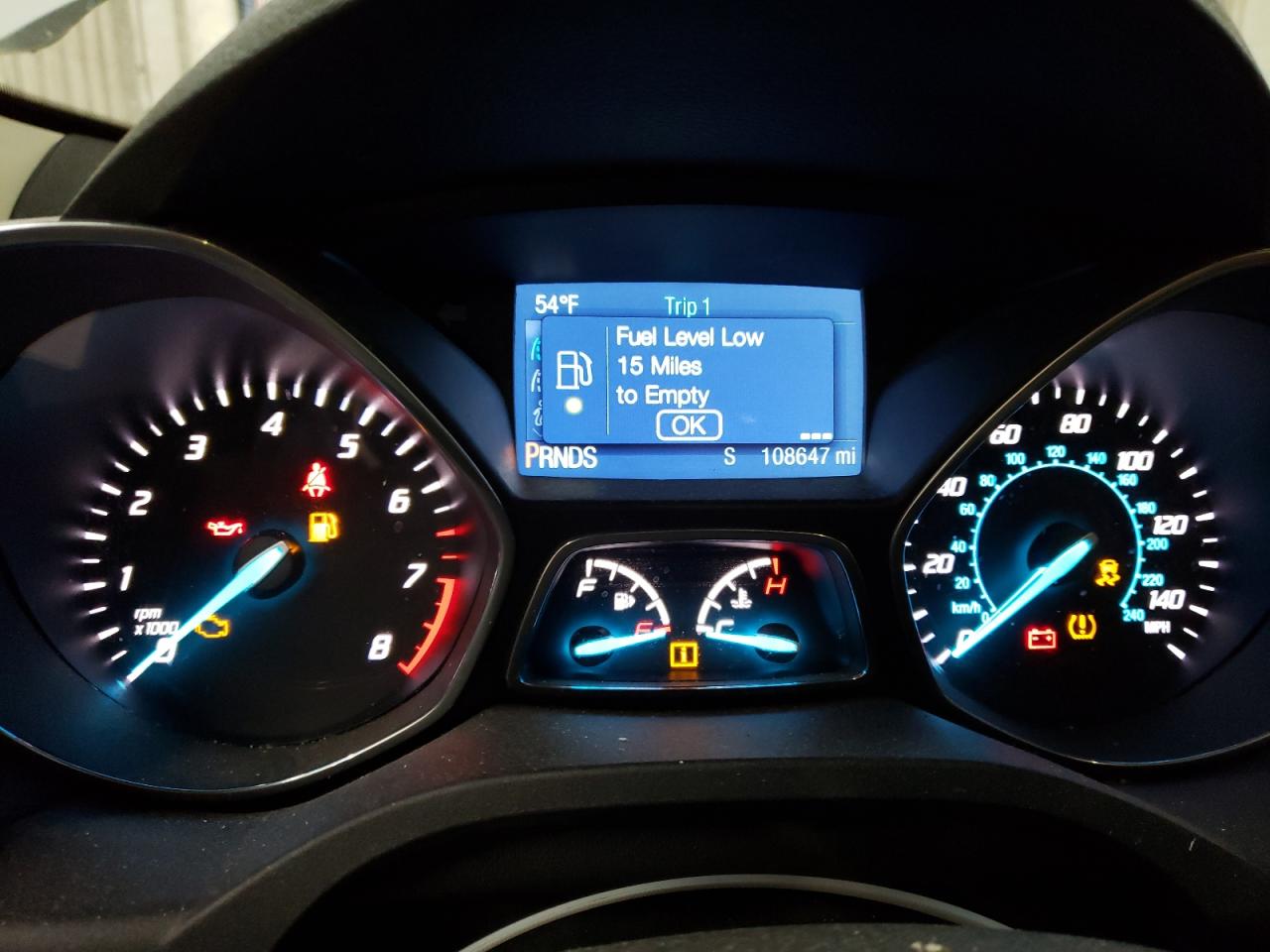 Photo 8 from auction – 2014 FORD ESCAPE SE with VIN 1FMCU0GX9EUB78330