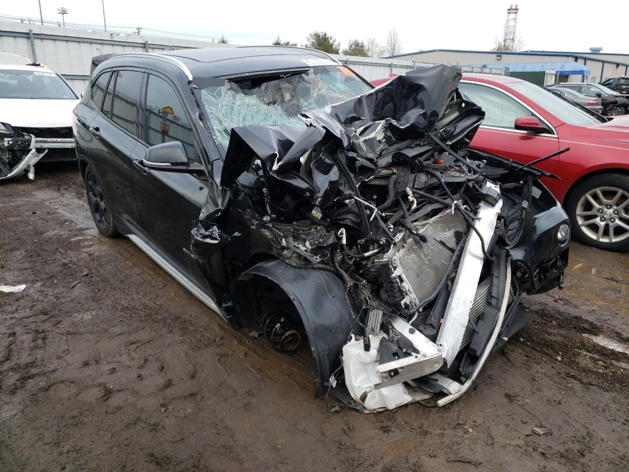BMW X1 XDRIVE2 2017 with VIN WBXHT3Z34H4A57546 - Photo from auction