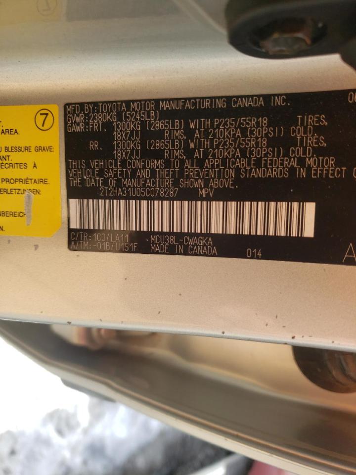 Photo 10 from auction – 2005 LEXUS RX 330 with VIN 2T2HA31U05C078287