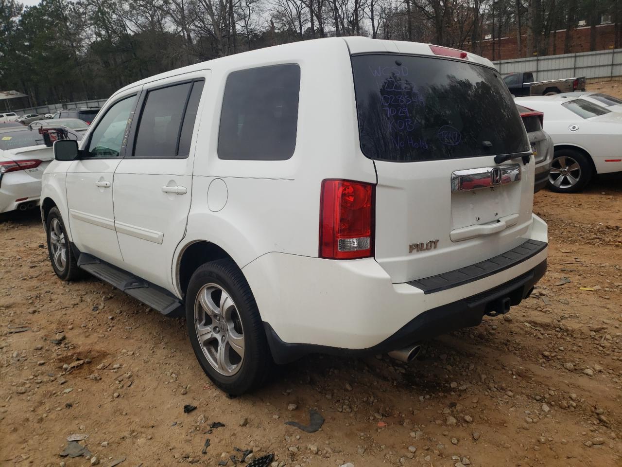 Photo 3 from auction – 2012 HONDA PILOT EXL with VIN 5FNYF3H61CB027029
