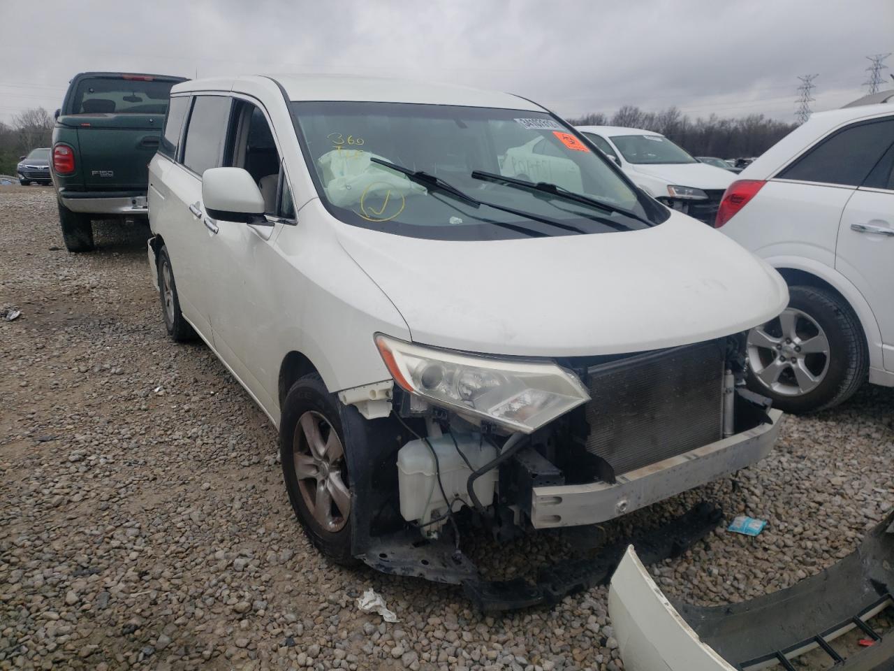 Photo 1 from auction – 2011 NISSAN QUEST S with VIN JN8AE2KP4B9003160