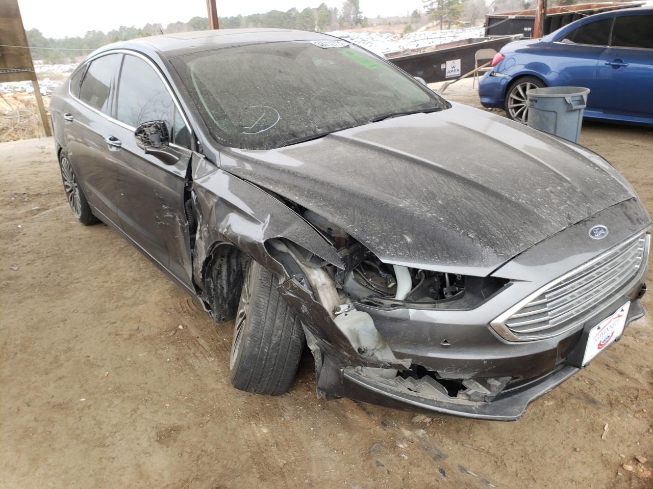 Photo 9 from auction – 2018 FORD FUSION SE with VIN 3FA6P0HD0JR217861