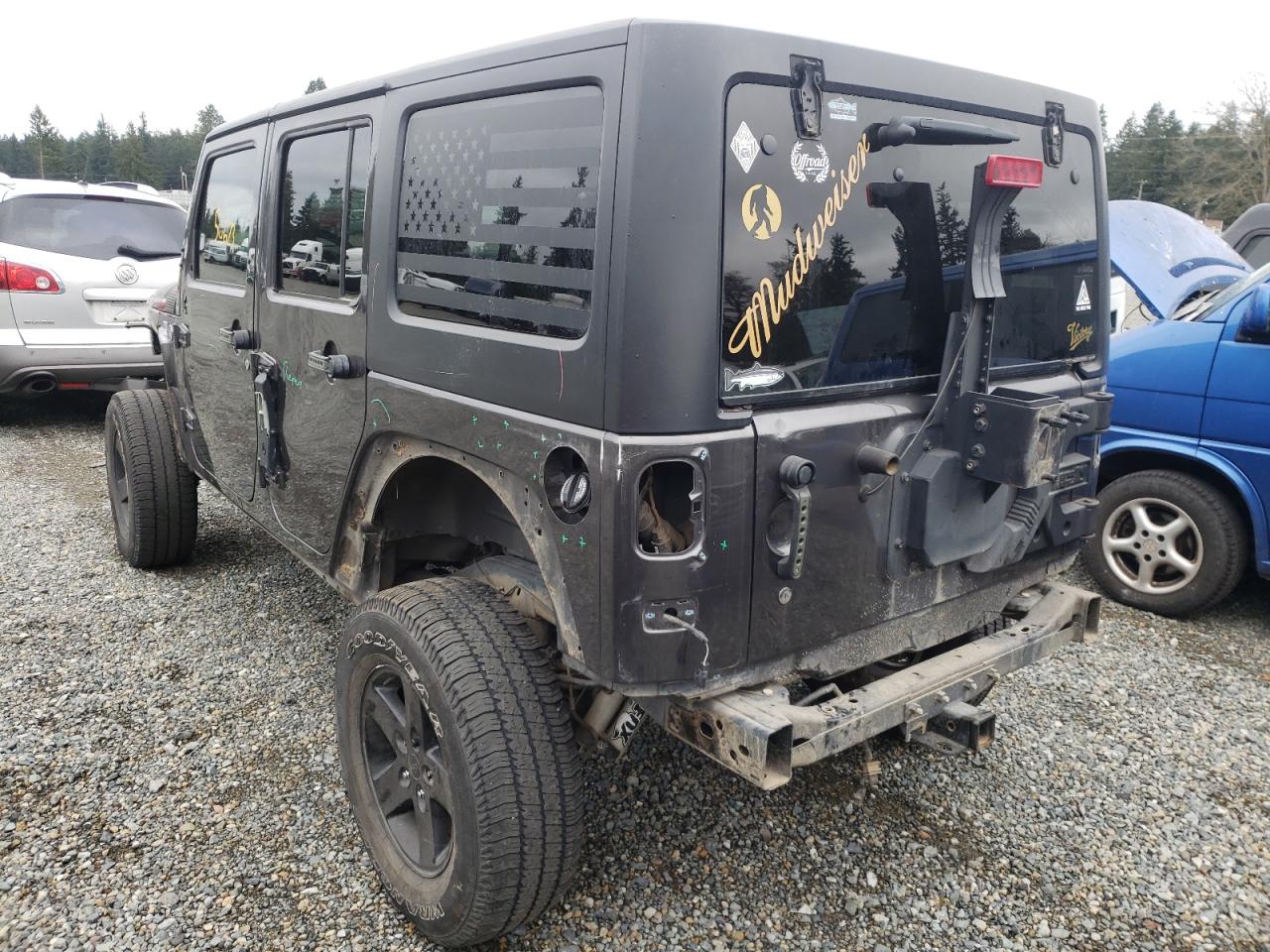 Photo 3 from auction – 2017 JEEP WRANGLER U with VIN 1C4BJWFG9HL502903