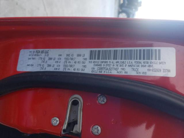 Photo 10 from auction – 2018 RAM 1500 ST with VIN 1C6RR7FG4JS277497