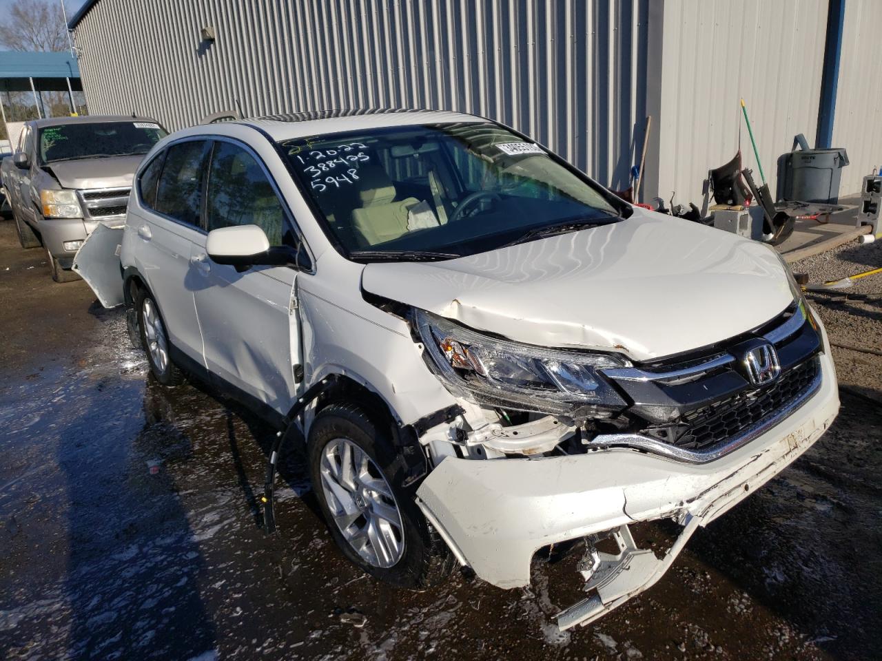 HONDA CR-V EX 2016 with VIN 5J6RM3H50GL025948 - Photo from auction
