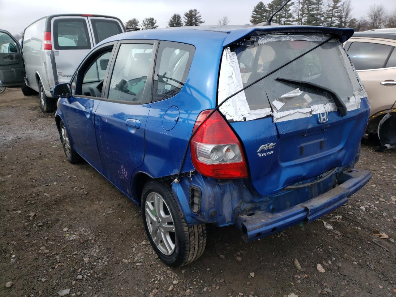 Photo 3 from auction – 2007 HONDA FIT S with VIN JHMGD38657S021615